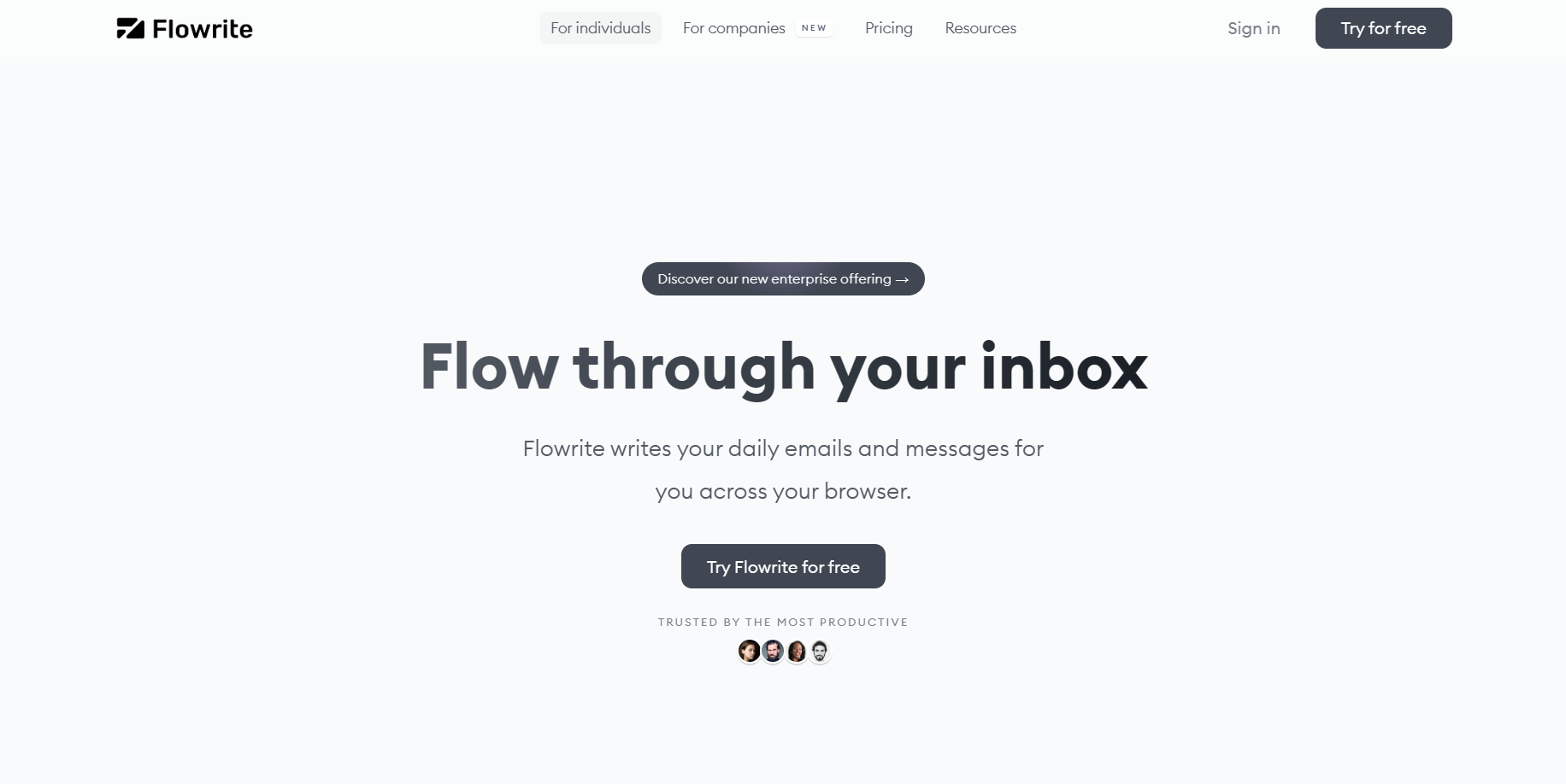 Flowrite is AI powered email writer