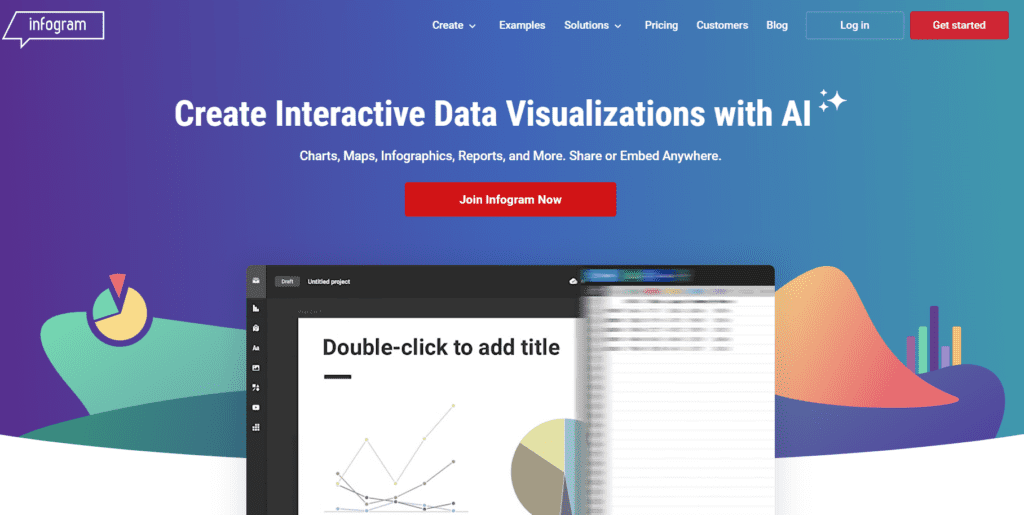 Infogram is AI tool for Charts, Maps, Infographics, and Reports
